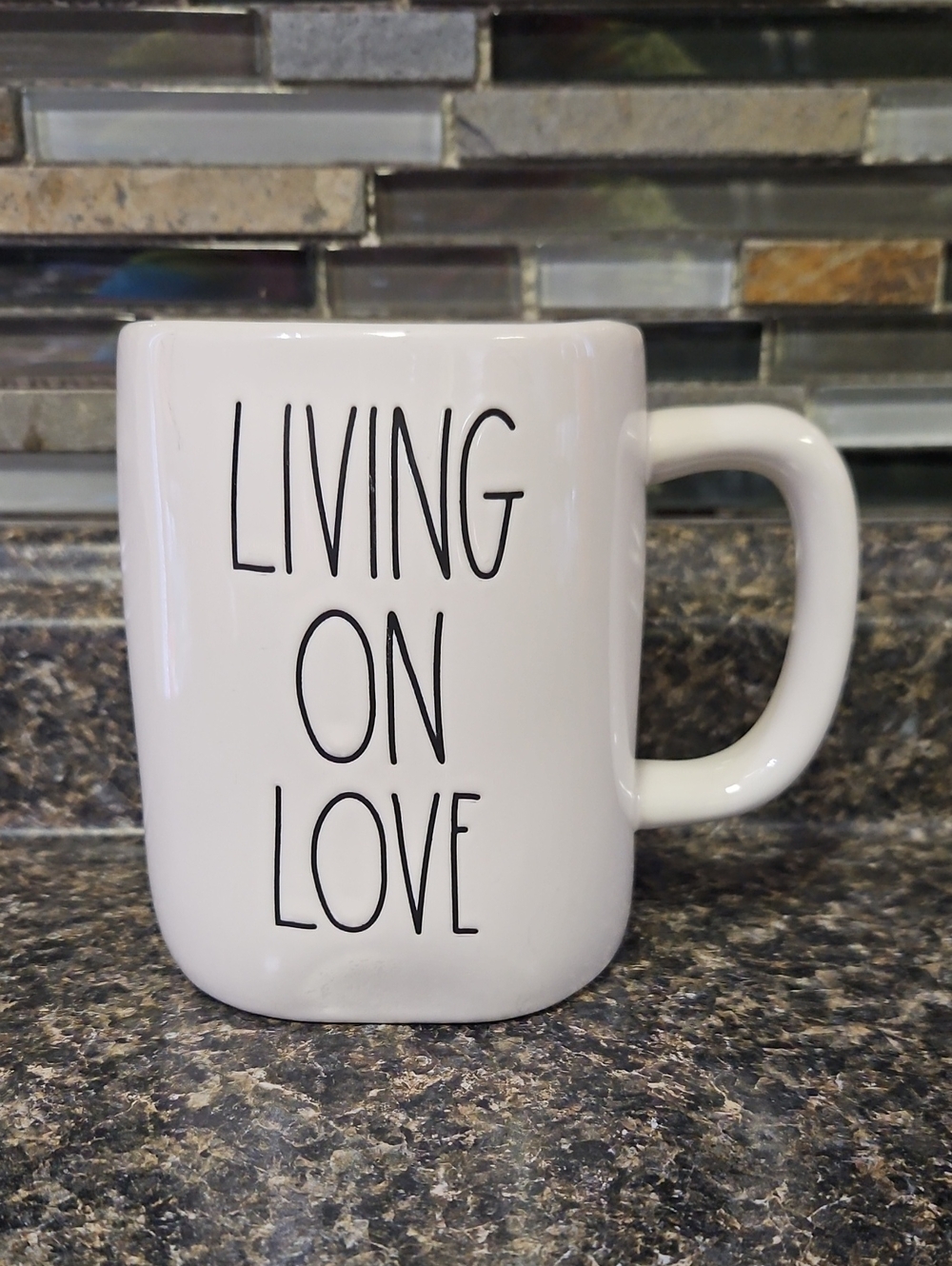 Rae Dunn Living On Love Mug